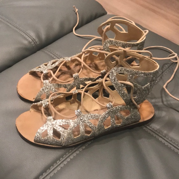 Zara Roman Lace-Up Sandals - Picture 3 of 3